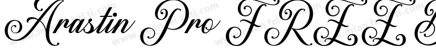 Arastin Pro FREE DEMO Regular字体转换
